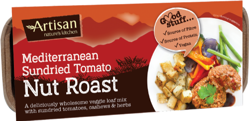 ARTISAN GRAINS Nut Roast - Med. Sundried Tomato 200g