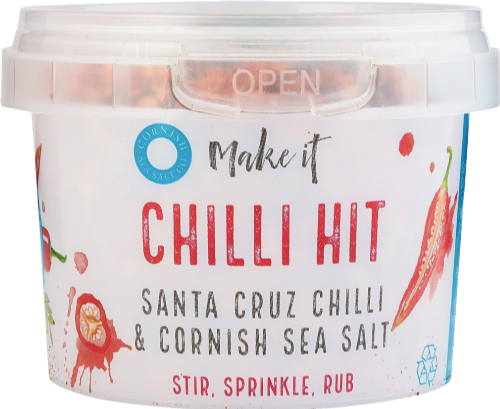 CORNISH SEA SALT Chilli Hit Santa Cruz Chilli & Sea Salt 50g