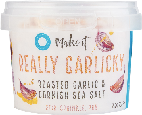 CORNISH SEA SALT Really Garlicky - R. Garlic & Sea Salt 55g