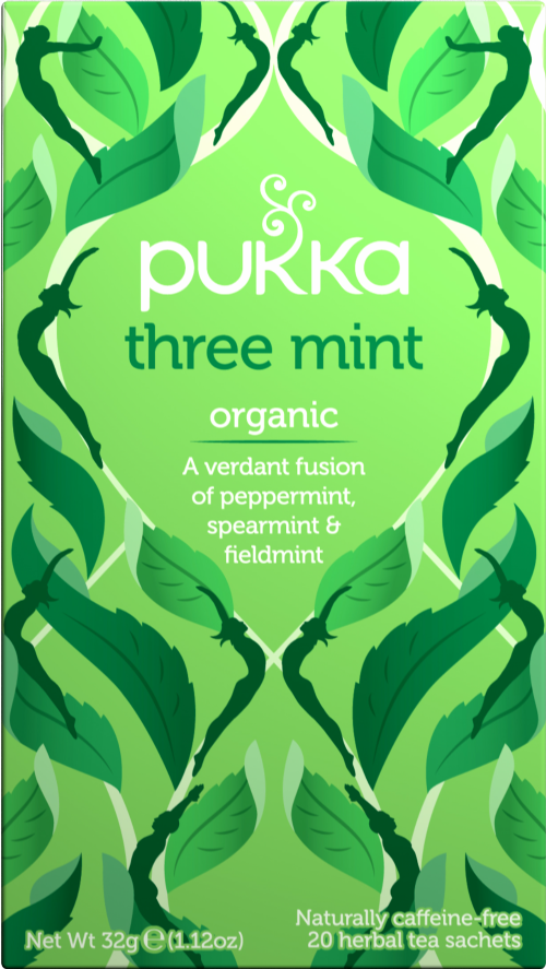 PUKKA 20 Three Mint Teabags 32g