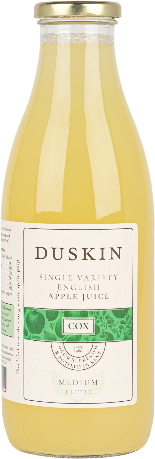 DUSKIN Single Variety English Apple Juice - Cox (Medium) 1L