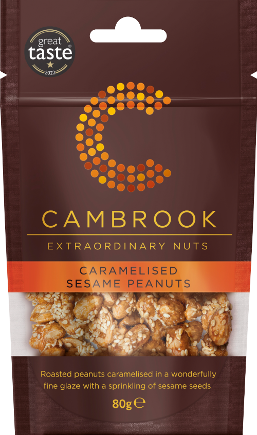 CAMBROOK Caramelised Sesame Peanuts 80g