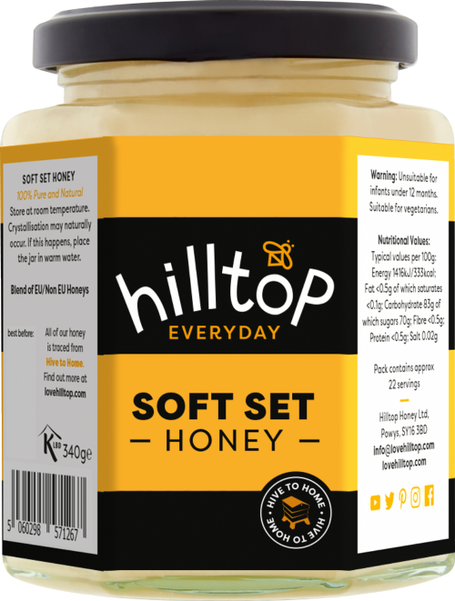 HILLTOP Soft Set Honey 340g