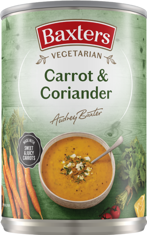 BAXTERS Vegetarian Carrot & Coriander Soup 400g