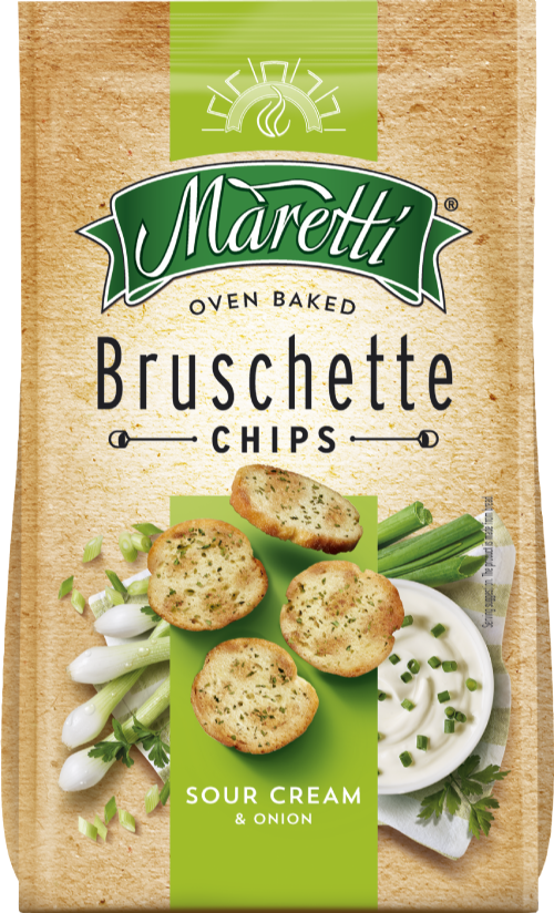 MARETTI Bruschette - Sour Cream & Onion 150g