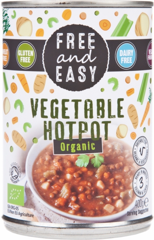 FREE AND EASY Organic Vegetable Hotpot 400g