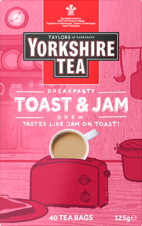 TAYLORS Yorkshire Tea Toast & Jam Brew - 40 Teabags 125g