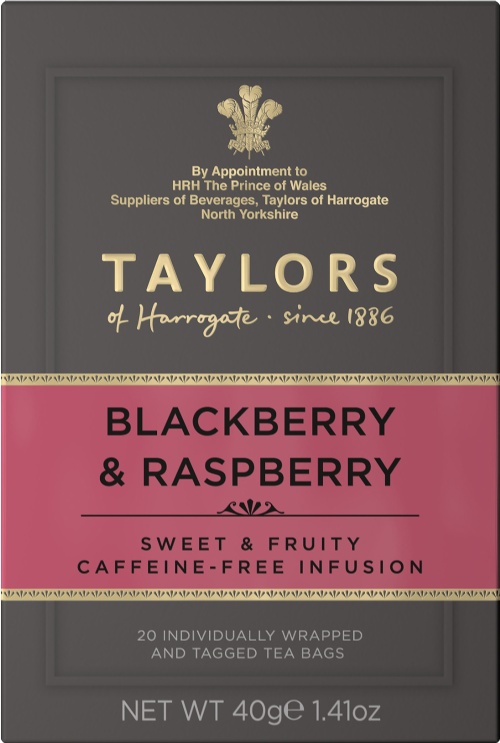 TAYLORS Blackberry & Raspberry - 20 Teabags 40g