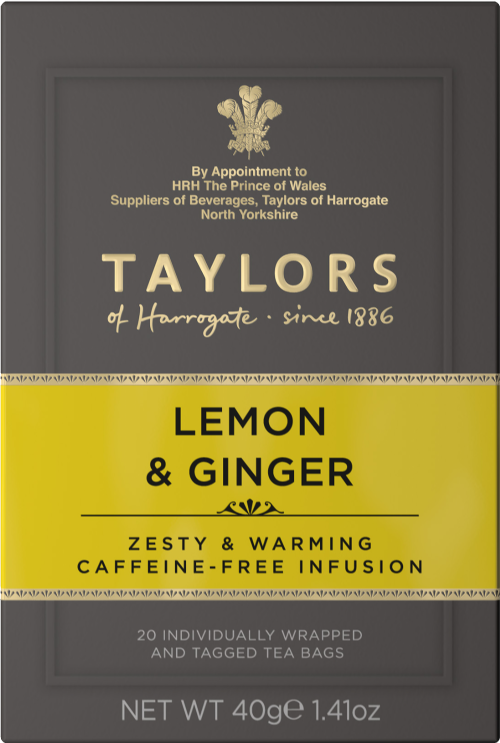TAYLORS Lemon & Ginger - 20 Teabags 40g