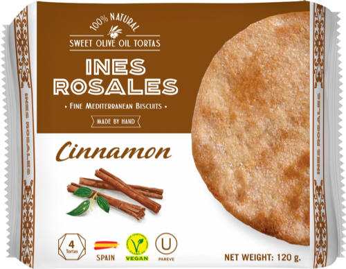 INES ROSALES Sweet Olive Oil Tortas with Cinnamon 120g