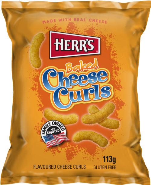 HERR'S Baked Cheese Curls 113g