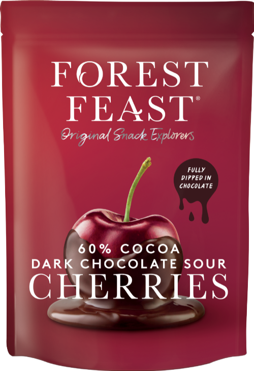 FOREST FEAST Dark Chocolate Sour Cherries 120g
