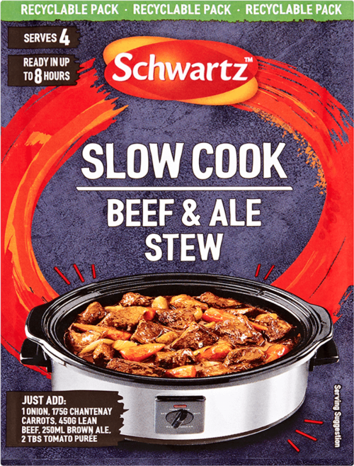 SCHWARTZ Beef & Ale Stew Slow Cook Recipe Mix 38g
