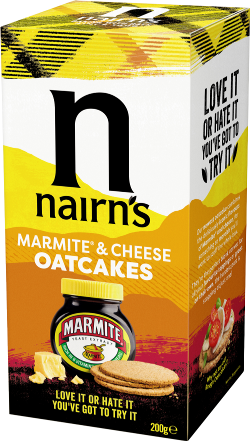 NAIRN'S Marmite & Cheese Oatcakes 200g