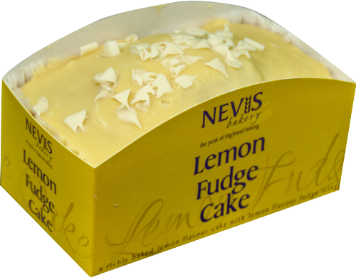NEVIS BAKERY Lemon Fudge Cake 400g