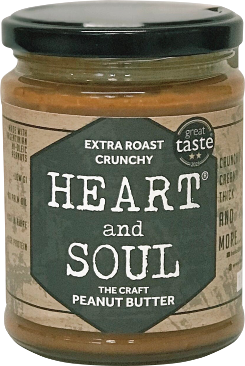 HEART & SOUL Craft Peanut Butter - Extra Roast Crunchy 280g