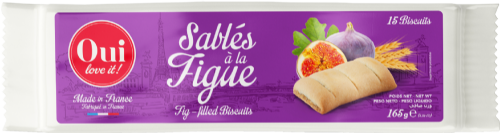 OUI Sables a la Figue (Fig Rolls) 165g