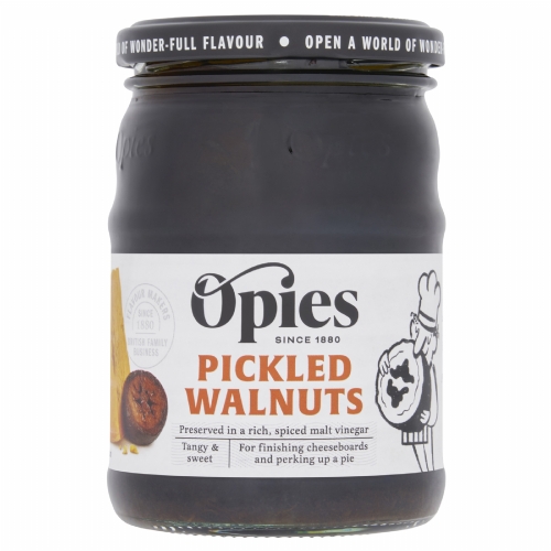 OPIES Pickled Walnuts in Malt Vinegar 390g