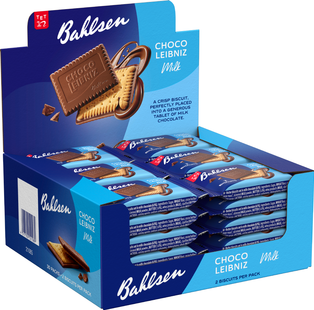 Bahlsen Choco Leibniz Milk - 2 Pack 27.5g