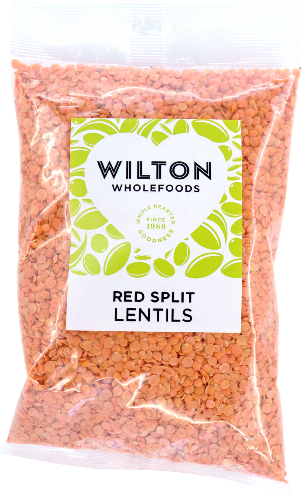 WILTON WHOLEFOODS Red Lentils - Split 500g
