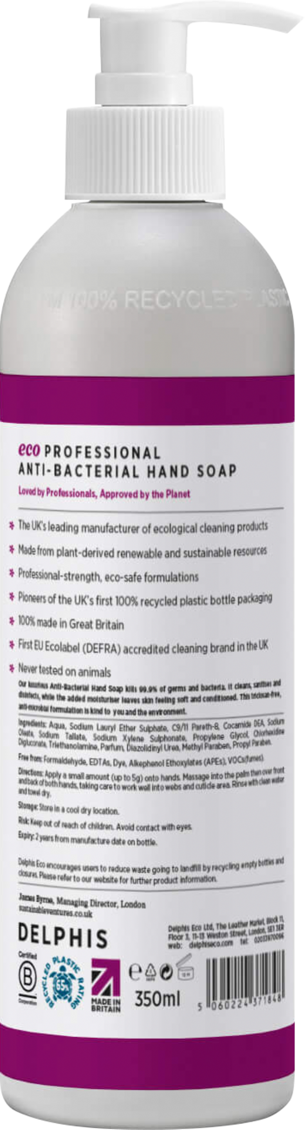 DELPHIS ECO Anti-Bacterial Hand Soap 350ml