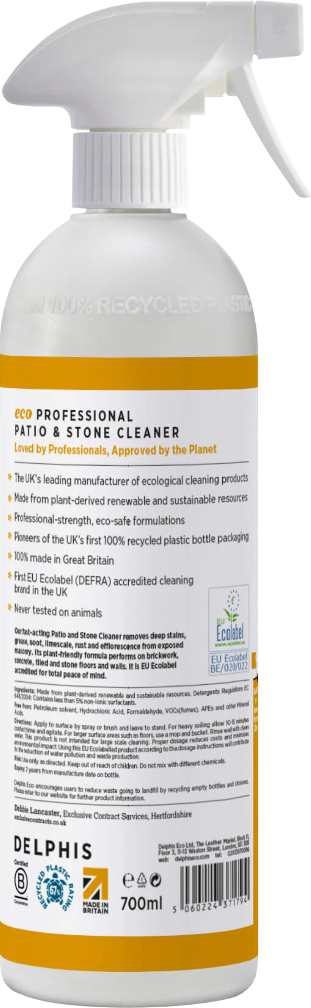 DELPHIS ECO Patio and Stone Cleaner 700ml