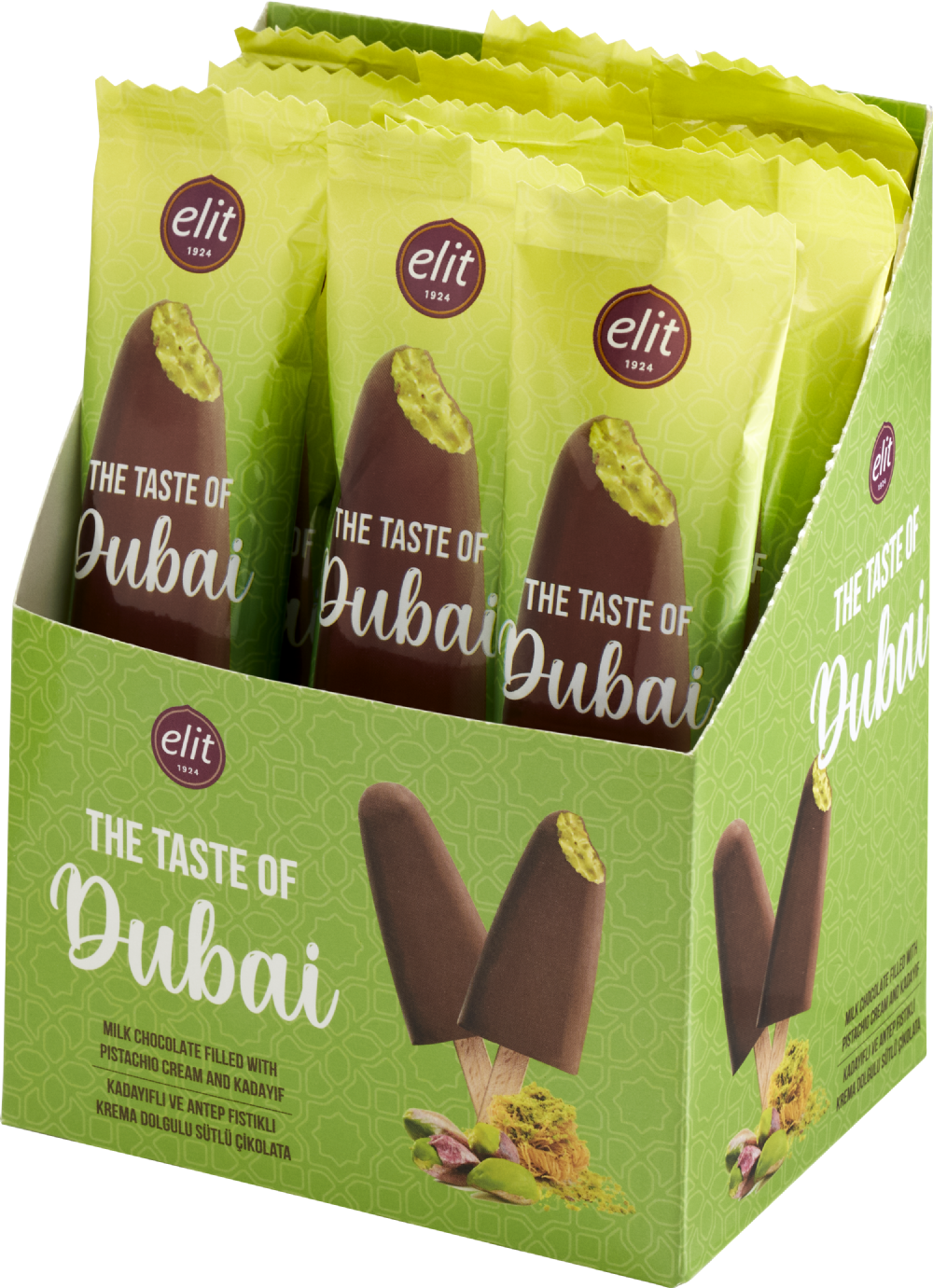 ELIT The Taste of Dubai Chocolate - Lolly Stick 30g