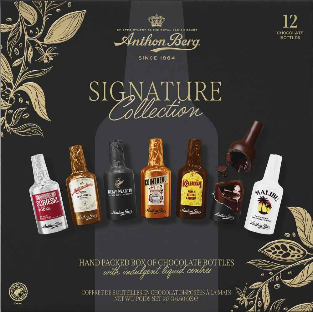 ANTHON BERG Signature Collection - 12 Chocolate Bottles 187g