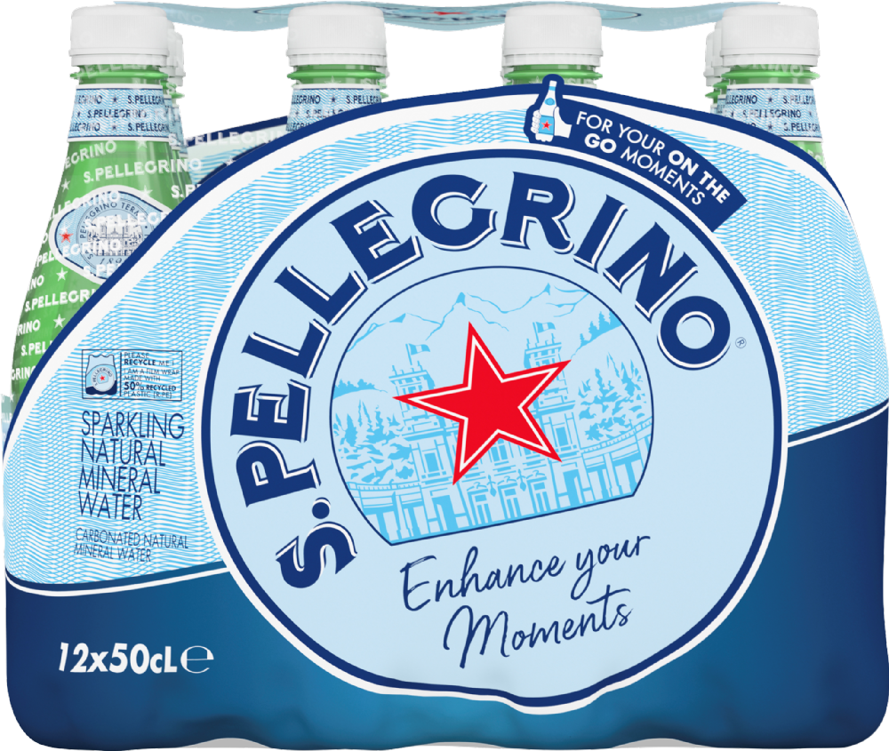 SAN PELLEGRINO Sparkling Natural Mineral Water - PET 500ml