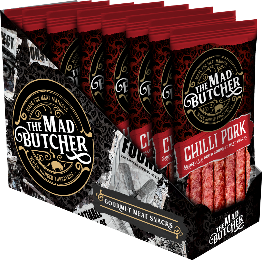 THE MAD BUTCHER Chilli Pork Salami Snack 70g