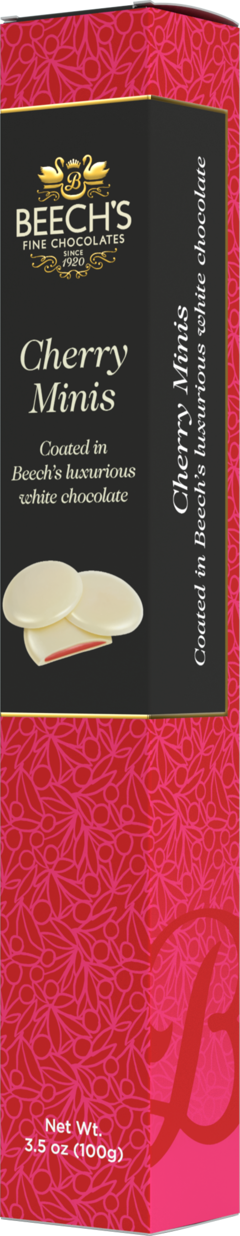 BEECH'S Cherry Minis - White Chocolate 100g