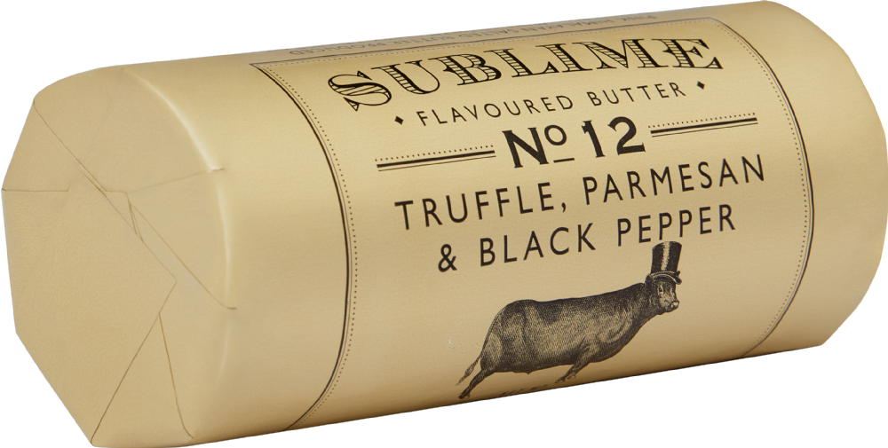 SUBLIME BUTTER Truffle, Parmigiano Reggiano & Black Pepper 90g