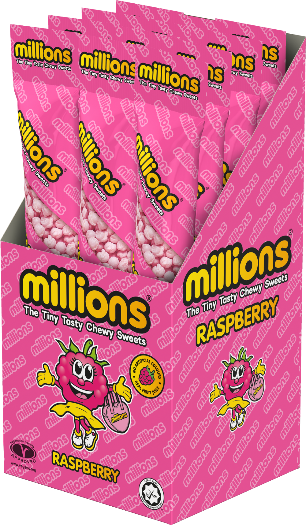 MILLIONS Raspberry 55g