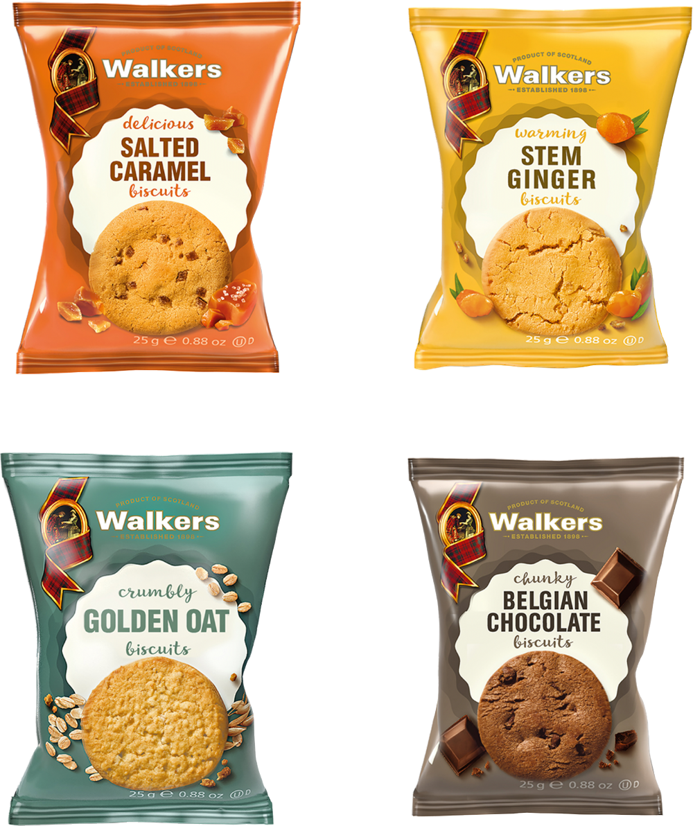 WALKER'S SHORTBREAD Assorted Twin Pack Biscuits 25g