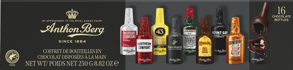 ANTHON BERG Signature Collection - 16 Chocolate Bottles 250g