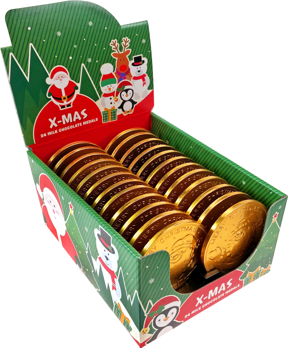 STEENLAND X-mas Milk Chocolate Medal 23g