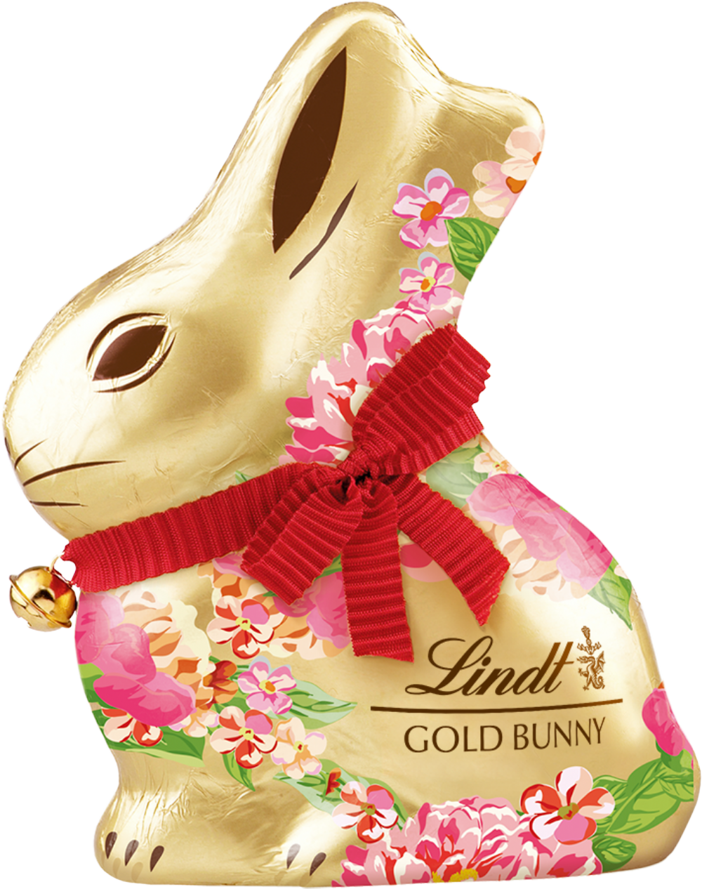 LINDT Gold Bunny Assorted Floral Designs - Milk Chocolate 200g