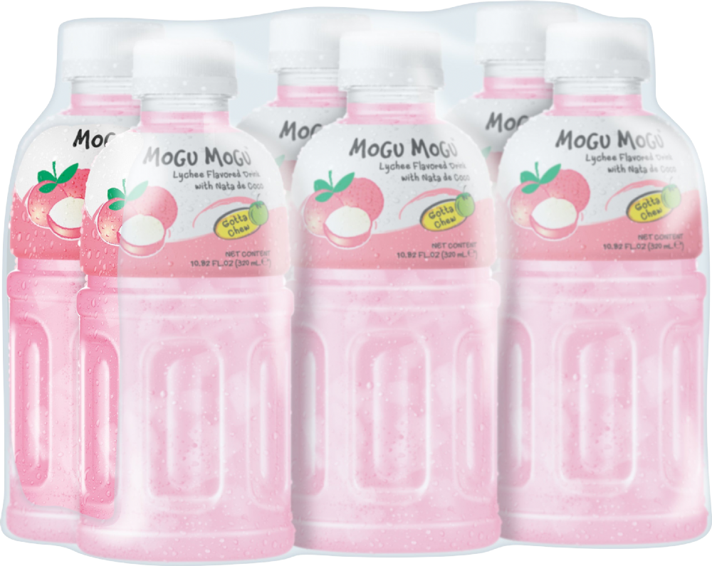 Mogu Mogu Lychee Flavoured Drink with Nata de Coco 320ml