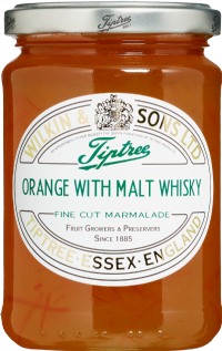 WILKIN & SONS - 'TIPTREE' Orange & Malt Whisky Marmalade (Fine Cut) 340g