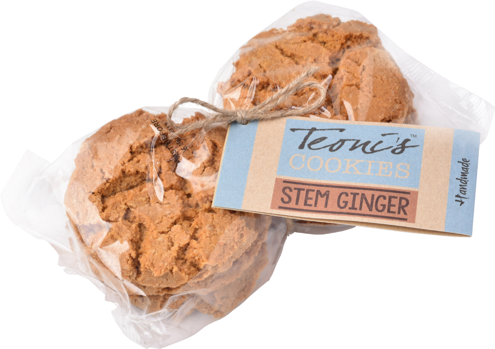 TEONI'S Stem Ginger Oat Crunch Cookies 300g