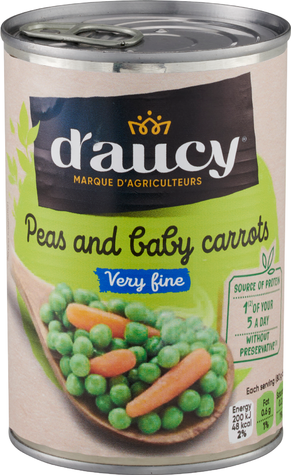 D'AUCY Peas and Baby Carrots - Very Fine 400g