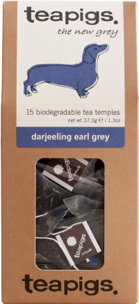 TEAPIGS 15 Darjeeling Earl Grey Tea Temples 37.5g