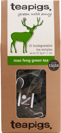 TEAPIGS 15 Mao Feng Green Tea Tea Temples 37.5g