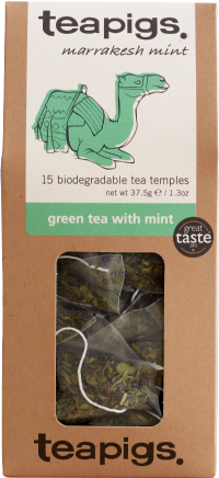 TEAPIGS 15 Green Tea with Mint Tea Temples 37.5g