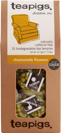TEAPIGS 15 Chamomile Flowers Tea Temples 22.5g