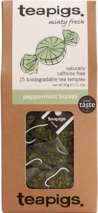TEAPIGS 15 Peppermint Leaves Tea Temples 30g