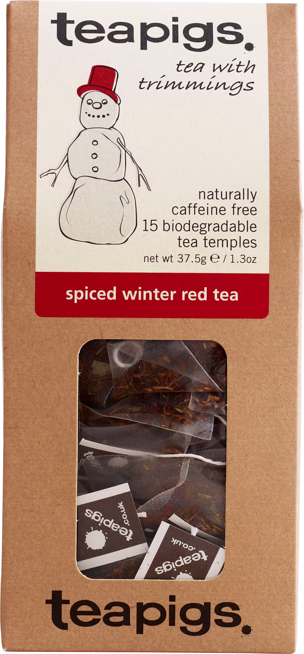 TEAPIGS 15 Spiced Winter Red Tea Tea Temples 37.5g