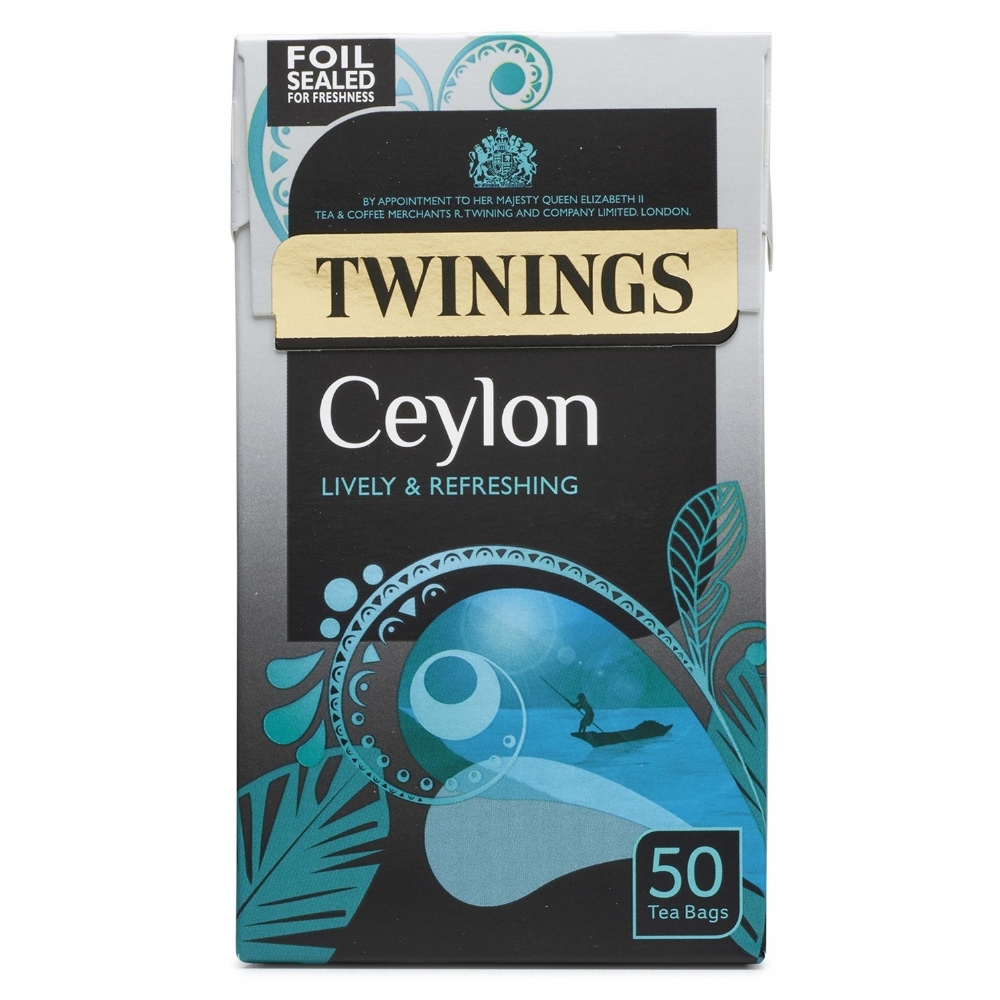 TWININGS Ceylon Teabags 50's
