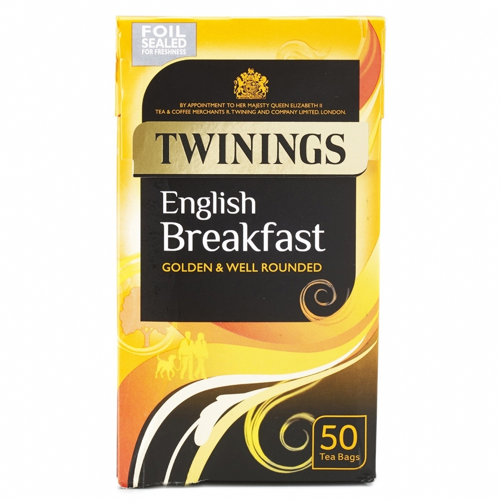 TWININGS English Breakfast Teabags 50's