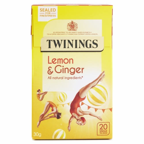 TWININGS Lemon & Ginger 20's